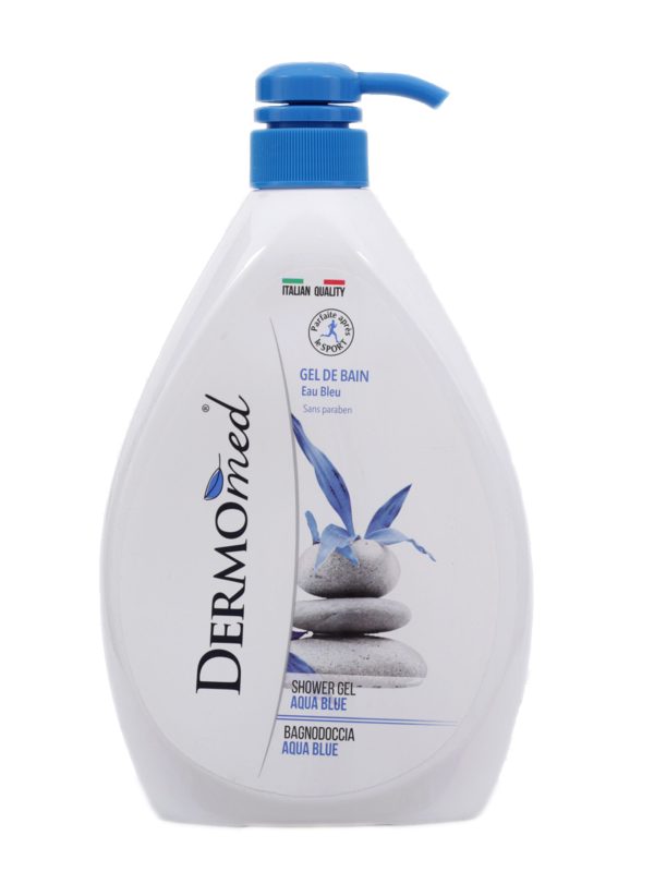 DERMOMED GEL DOUCHE 1000 ML AQUA BLEU